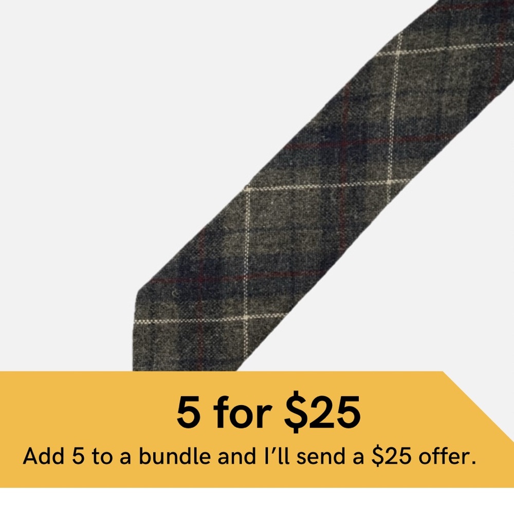 Wool Tartan Tie